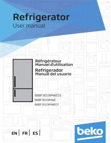 5.25 Compartiment spécial du réfrigérateur. Beko BBBF3019IMWESS, BBBF3019IMWE | Manualzz