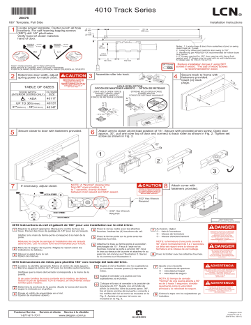 LCN 4010 Installation instructions | Manualzz