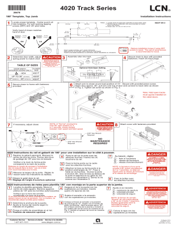 LCN 4020 Install Instructions | Manualzz