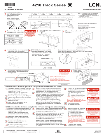 Lcn 4210 Installation Instructions 