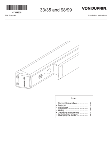 Von Duprin ALK Install Instructions | Manualzz