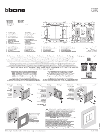 Bticino N4003DCW Benutzerhandbuch | Manualzz
