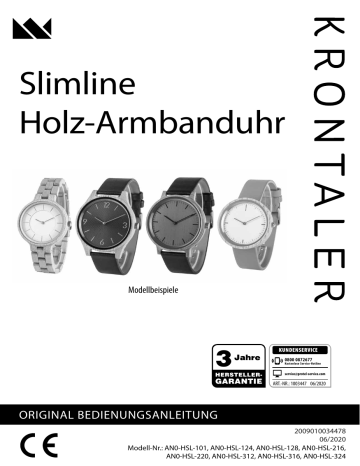 Krontaler Slimline AN0-HSL-101 Original Bedienungsanleitung | Manualzz