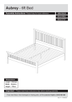 Argos Home 8934862 09H AH1 AUBREY 6FT OAK FO Instruction Manual