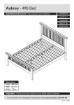 Argos Home 5499441 09H AH1 AUBREY 4FT6 OAK FO Instruction Manual