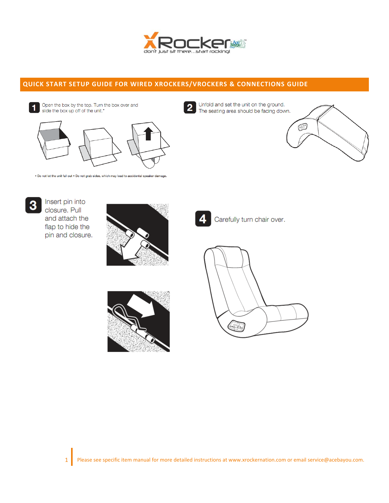 x rocker alpha assembly instructions