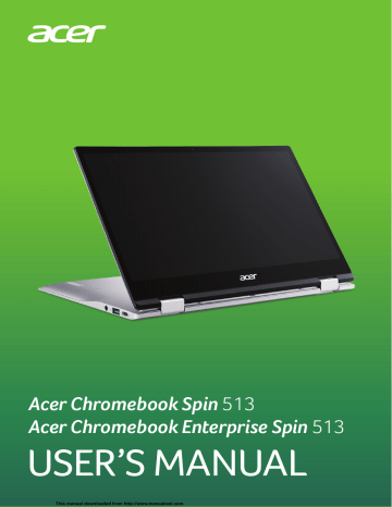 Acer NX.HWYEK.001 513 13 3 FHD 4GB 64GB CHROMEBOOK Instruction Manual | Manualzz