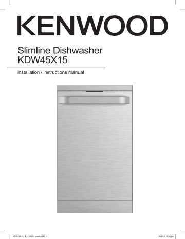 kenwood dishwasher kdw45x15