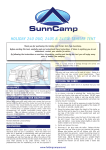 SunnCamp HOLIDAY 240 DUO Manual
