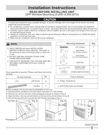 Kenmore Air Conditioner Model Manual