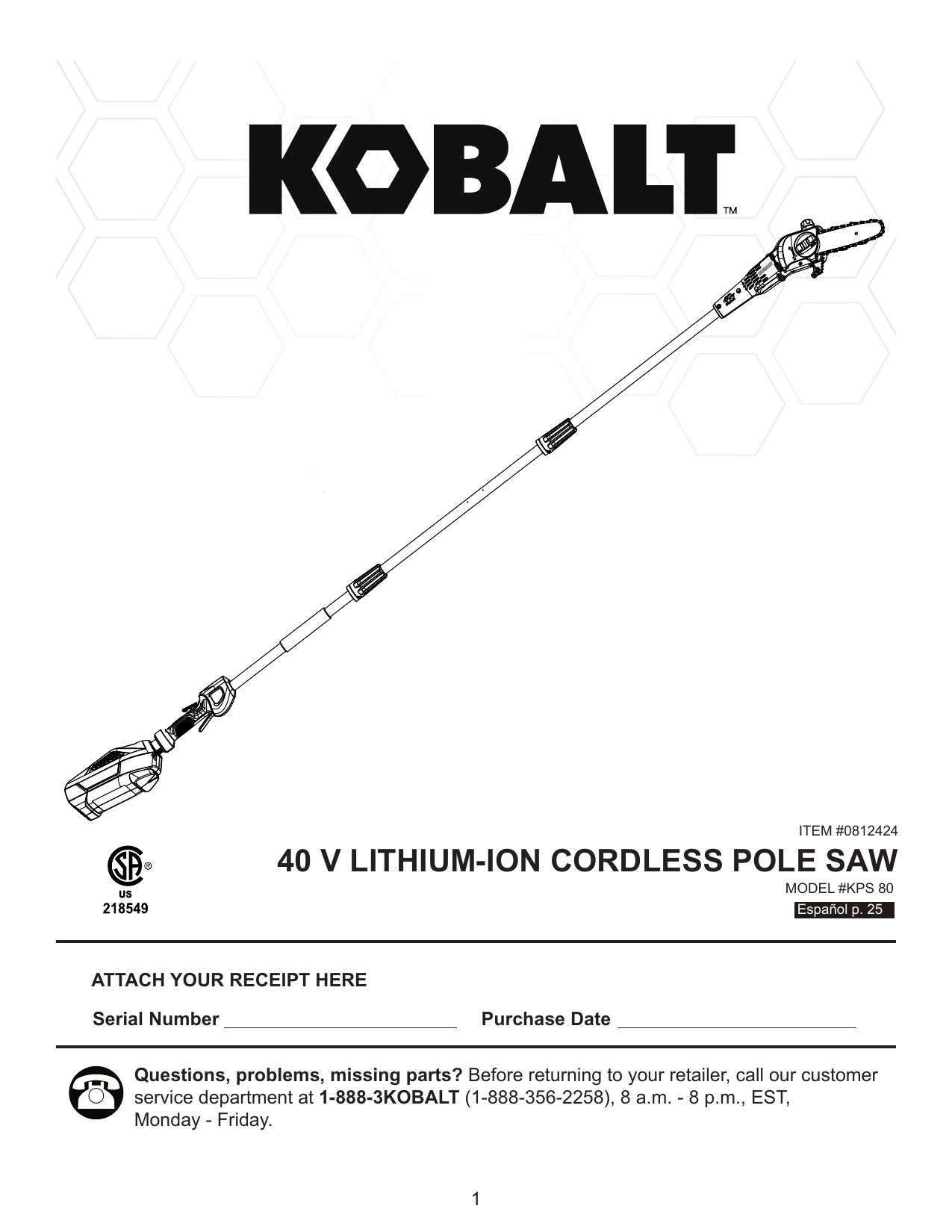 Kobalt kps online 80