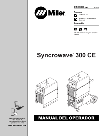 Miller SYNCROWAVE 300 CE Manual de usuario | Manualzz