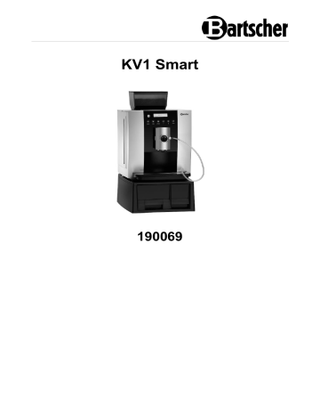 Bartscher 190069 Automatic coffee machine KV1 Smart Operating instructions | Manualzz