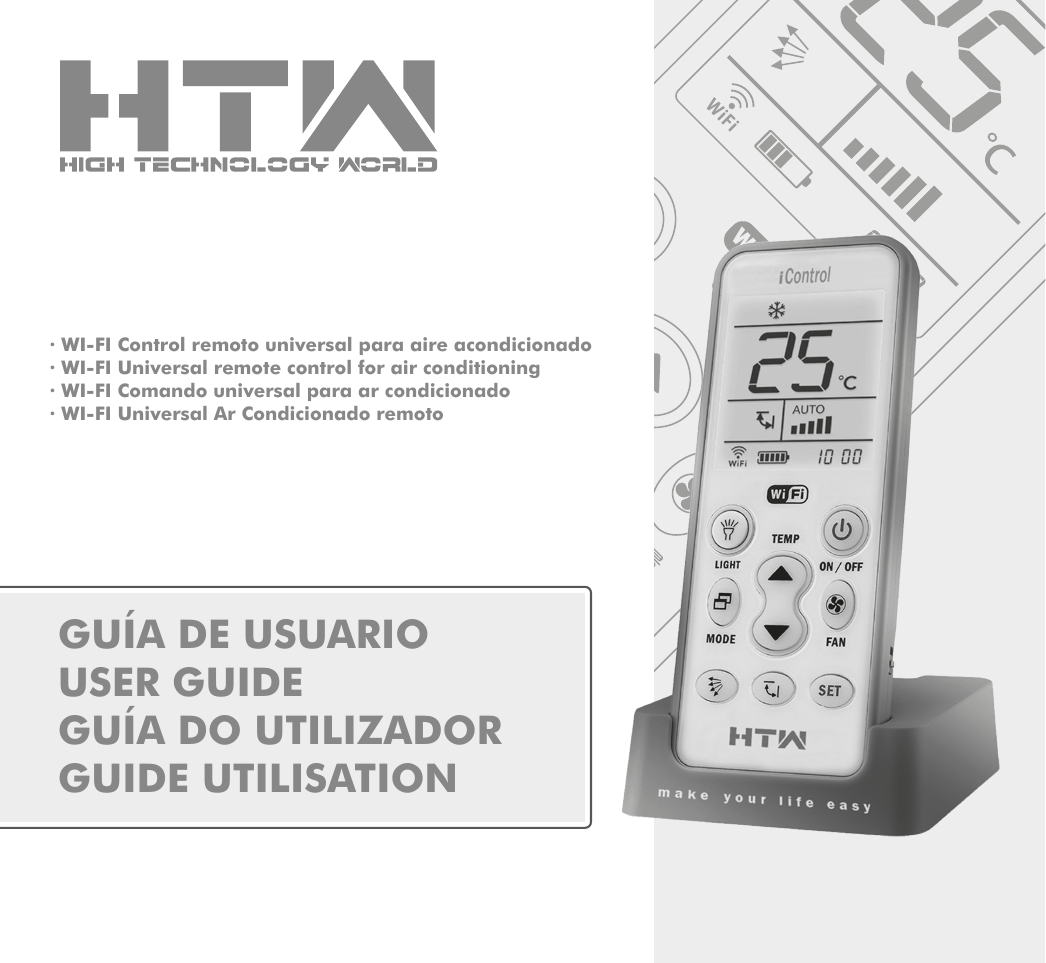 Mando a distancia universal aire acondicionado HTW iControl vía