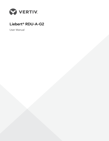 Vertiv Liebert® RDU-A-G2 User Manual | Manualzz