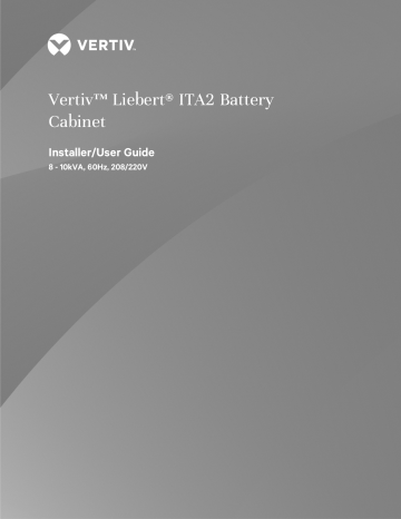 Vertiv Liebert ITA2 Battery Cabinet 8-10kVA Installation Manual | Manualzz