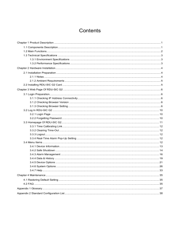 Vertiv RDU-SIC G2 User Manual | Manualzz