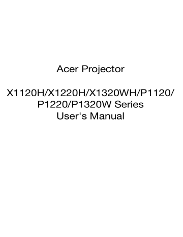 Проектор acer p1120 обзор