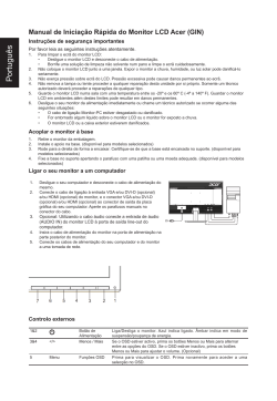 Acer KA271B - Инструкция по началу 