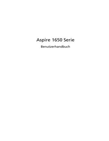 Acer Aspire 1650 Notebook Benutzerhandbuch | Manualzz