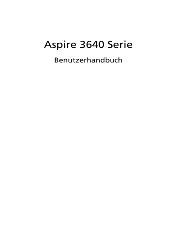Acer Aspire 3640 Notebook Benutzerhandbuch | Manualzz