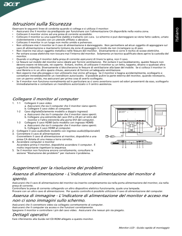 Acer p246h не включается