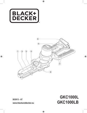BLACK+DECKER GKC1000L Powered lopper type h1 Instruction Manual | Manualzz