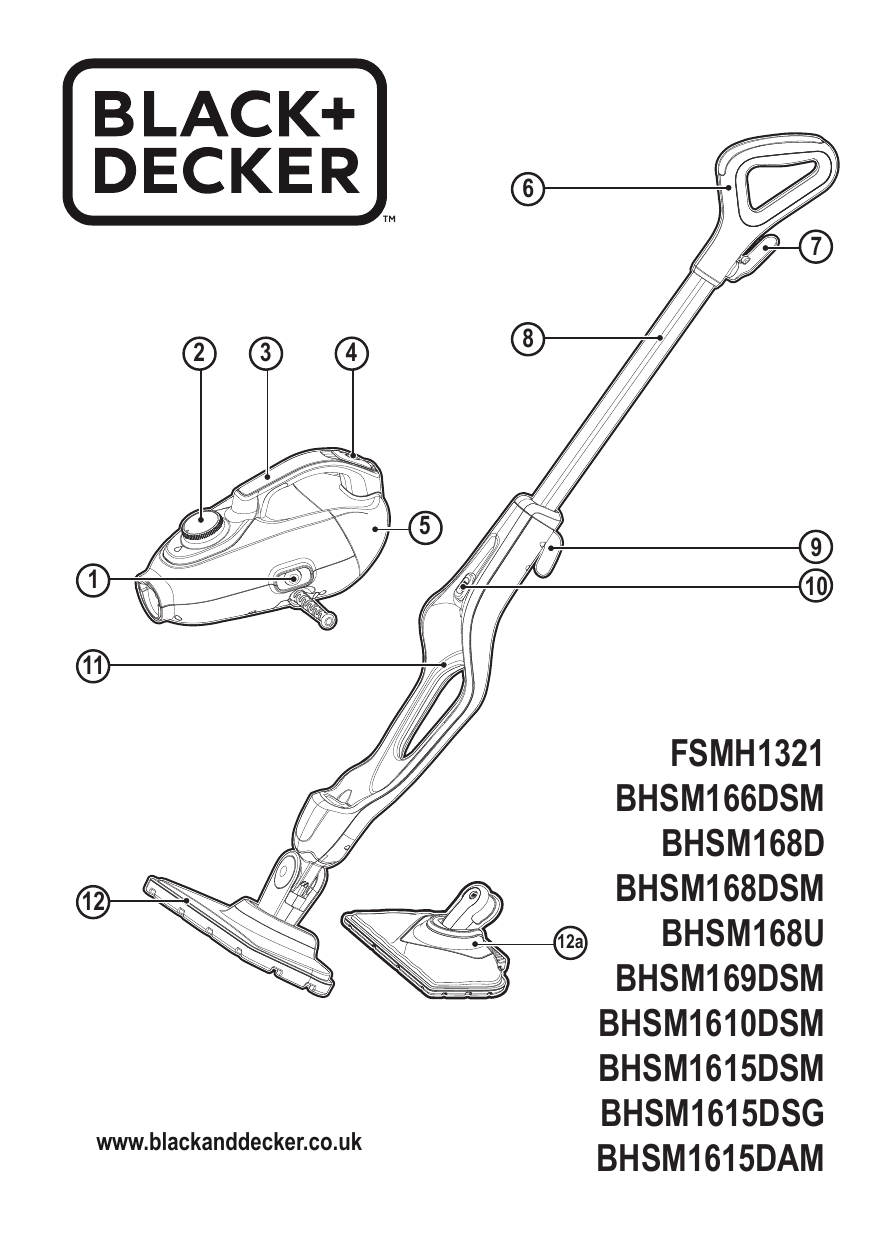 Black decker паровая швабра инструкция steam mop фото 64