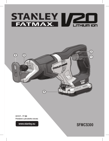 Stanley SFMCS300 Reciprocating saw type h1 Instruction manual | Manualzz