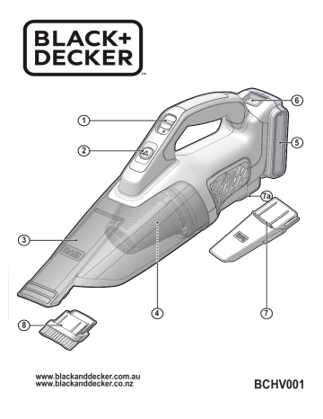 BLACK+DECKER BCHV001B Dustbuster type h1 Instruction Manual | Manualzz
