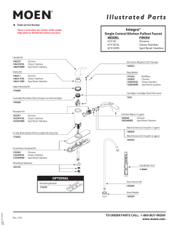 Moen 67315C - Owner's manual, Product information, Specification, User ...