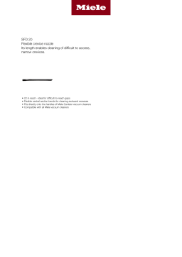 Miele SFD 20 Crevice Nozzle Product Details