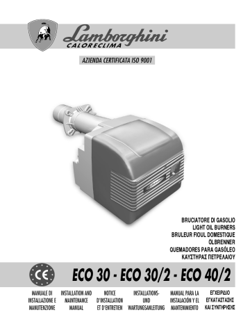 LAMBORGHINI ECO 30 Installation And Maintenance Manual | Manualzz
