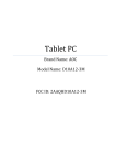 AAPPAA TECHNOLOGY(HK) 2AAQHD10A12-3M TabletPC User Manual