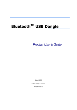 ACCO Brands GV333348 BluetoothUSB Adapter 2.0 User Manual