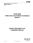 TCAS 3000 System Description and Installation Manual