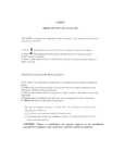 Advance Security M3RF3 THREE-BUTTON transmitter User manual