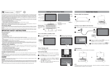 Alco Electronics A2HW101 10.1Inches Windows Tablet User Manual | Manualzz