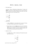 RRC001A Remote Control Manual