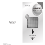 Aputure Imaging Industries 2AABZ-RC1 VA-Remote User Manual