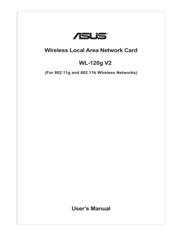 Installing the ASUS WLAN Card Utilities. ASUSTeK Computer MSQWL120GV2 | Manualzz