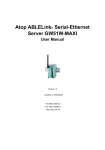 ATOP Technologies RPV-GW51W-MAXI WirelessSerial Server User Manual