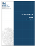 4G Lite 4G V-Flex Lite, 4G Lite 4G CR-Pass Installation Guide