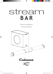CABASSE SA 2ACK6STRMBAR STREAMBAR User Manual