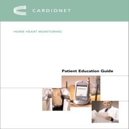 Cardionet CardioNet Monitor - User manual