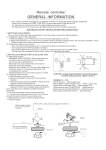Remote control FAN61T-4S User Manual
