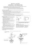 Ceiling Fan Remote FAN61T-4SP1 User Manual