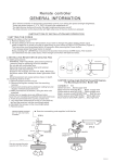 Ceiling Fan Remote AC8 User Manual