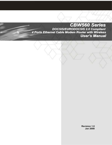 CastleNet Technology RK9-CBW560 802.11b/gWireless Router User Manual | Manualzz