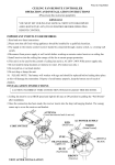 Ceiling Fan Remote KUJ9303 Instructions